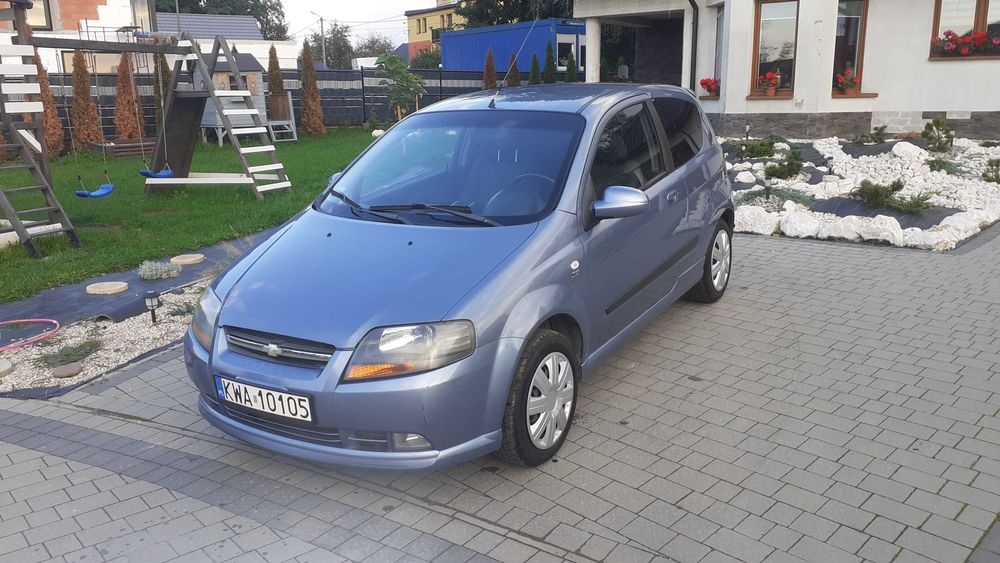 Chevrolet Kalos.Benzyna 1.4 Przebieg 117tyś Klima,nowe opony i hamulce