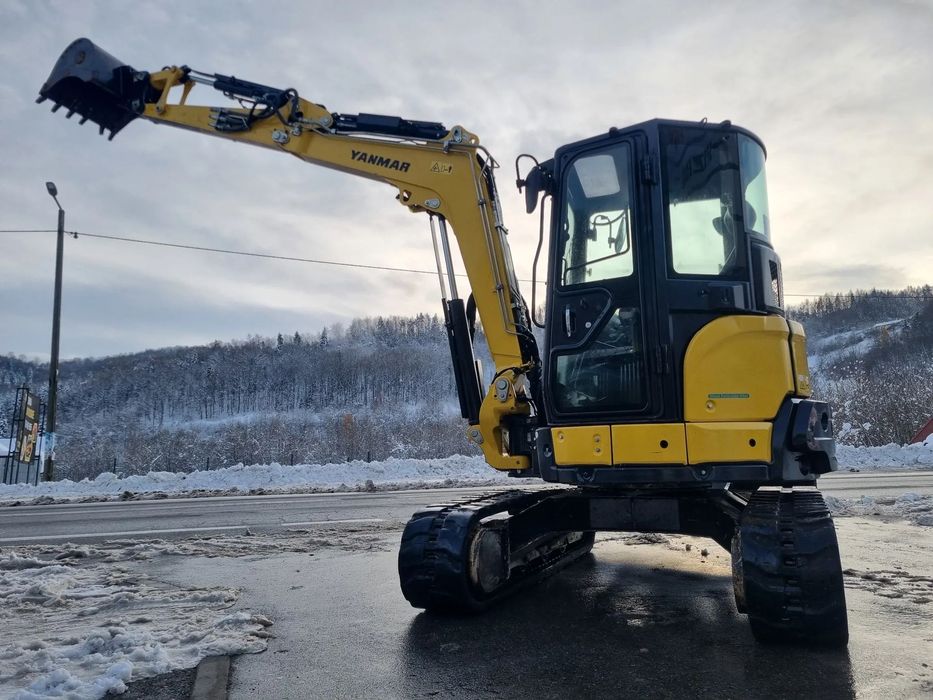 Yanmar VIO50-6B Koparka 5 ton jak Nowa z Salonu 2020 rok. tylko 2183mtg. Szybko-złącze Hydrauliczne! Yanmar silnik z Norwegii. DEKRA 2026rok AKTUALNA! Dokumentacja! Pompa ON. ani deka luzów i wycieków! OKAZJA Linia Hydr. Plus  Sztywna i zadbana maszyna! Z