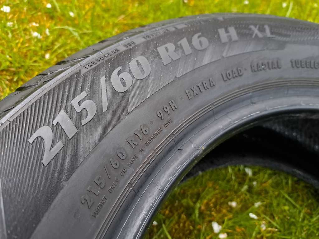 215/60R16 99H XL, 8mm, DOT 4021, 2 x Matador Hectorra,praktycznie NOWE