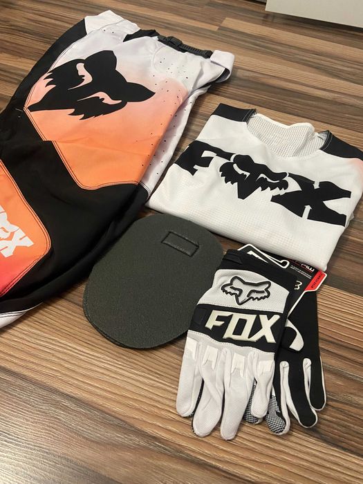 Strój FOX 360 MX (Streak White)(cross,quad,enduro,mtb,dh)