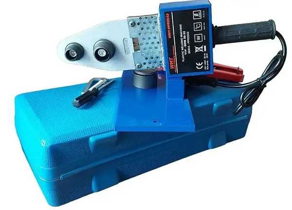 Паяльник для пластикових труб WMT 20-32 мм. 800 Вт + ножиці для труб