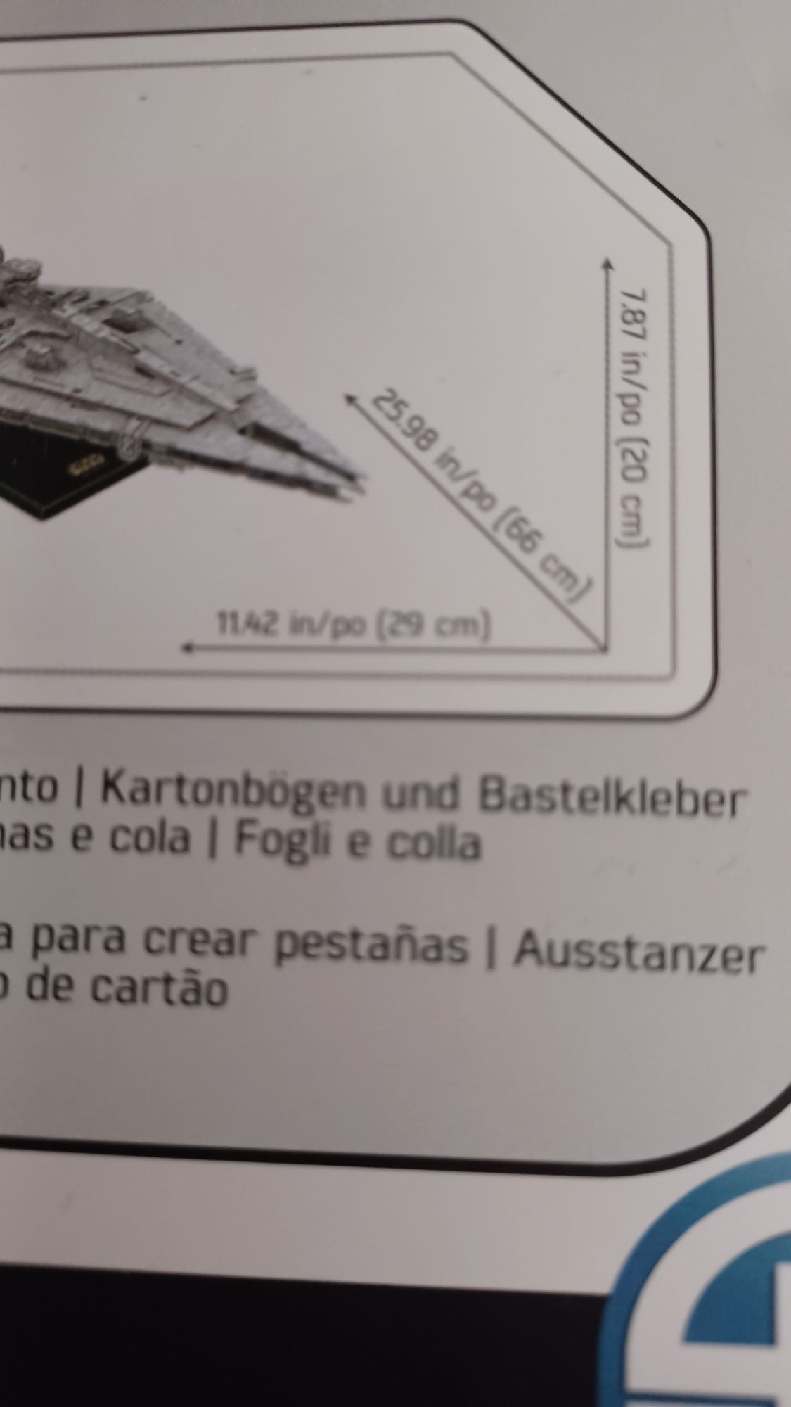 Modelo star wars mandalorian imperial light cruiser