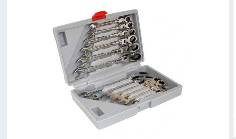 Klucze płasko-oczkowe 12 sztuk SilverTools
