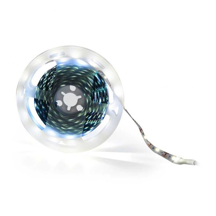 LED стрічка 6500K 5V 5м — біле холодне світло, USB живлення