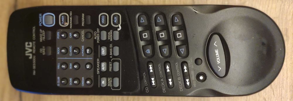 Pilot JVC RM-SES500U do wież i zestawów audio JVC, oryginalny, sprawny