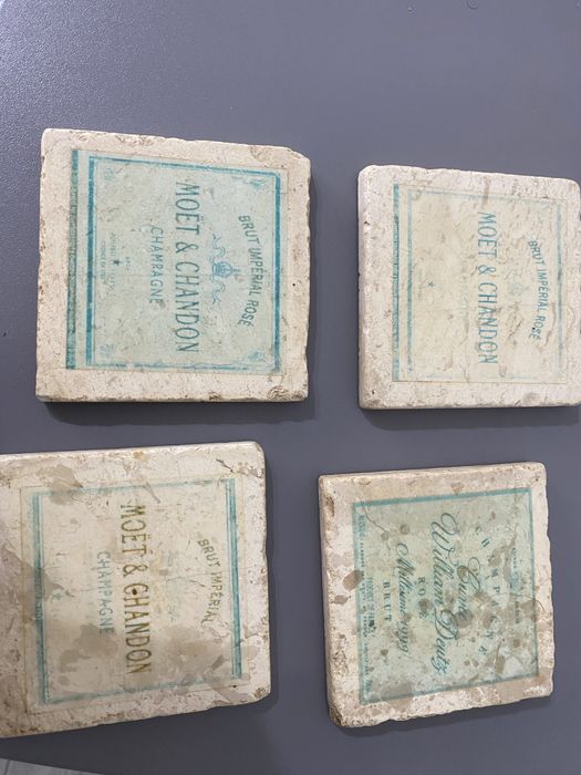 Ceramiczne podstawki pod szklanki