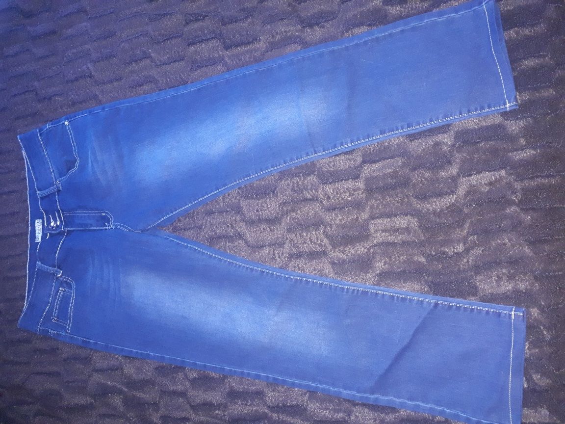 Spodnie jeans rozmiar z metki 34