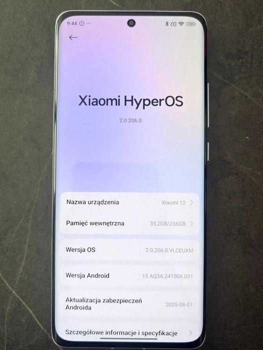 Xiaomi 12 5g 8+5/256 GB Edge AMOLED 120hz Harman Kardon snap 8 gen 1