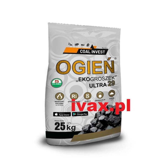 Groszek Ogień 29 ekogroszek DARMOWA DOSTAWA