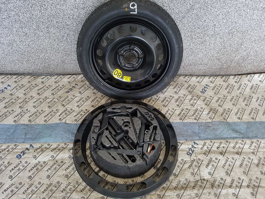 KOŁO DOJAZDOWE ZESTAW OPEL MERIVA B ASTRA H ZAFIRA B   5X110 115/70R16