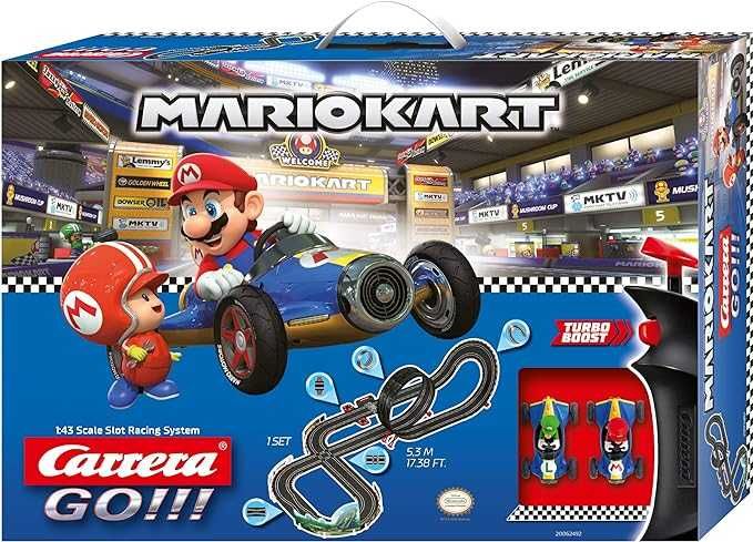 Carrera Go Nintendo Mario Kart Tor Wyścigowy, Skala 1:43