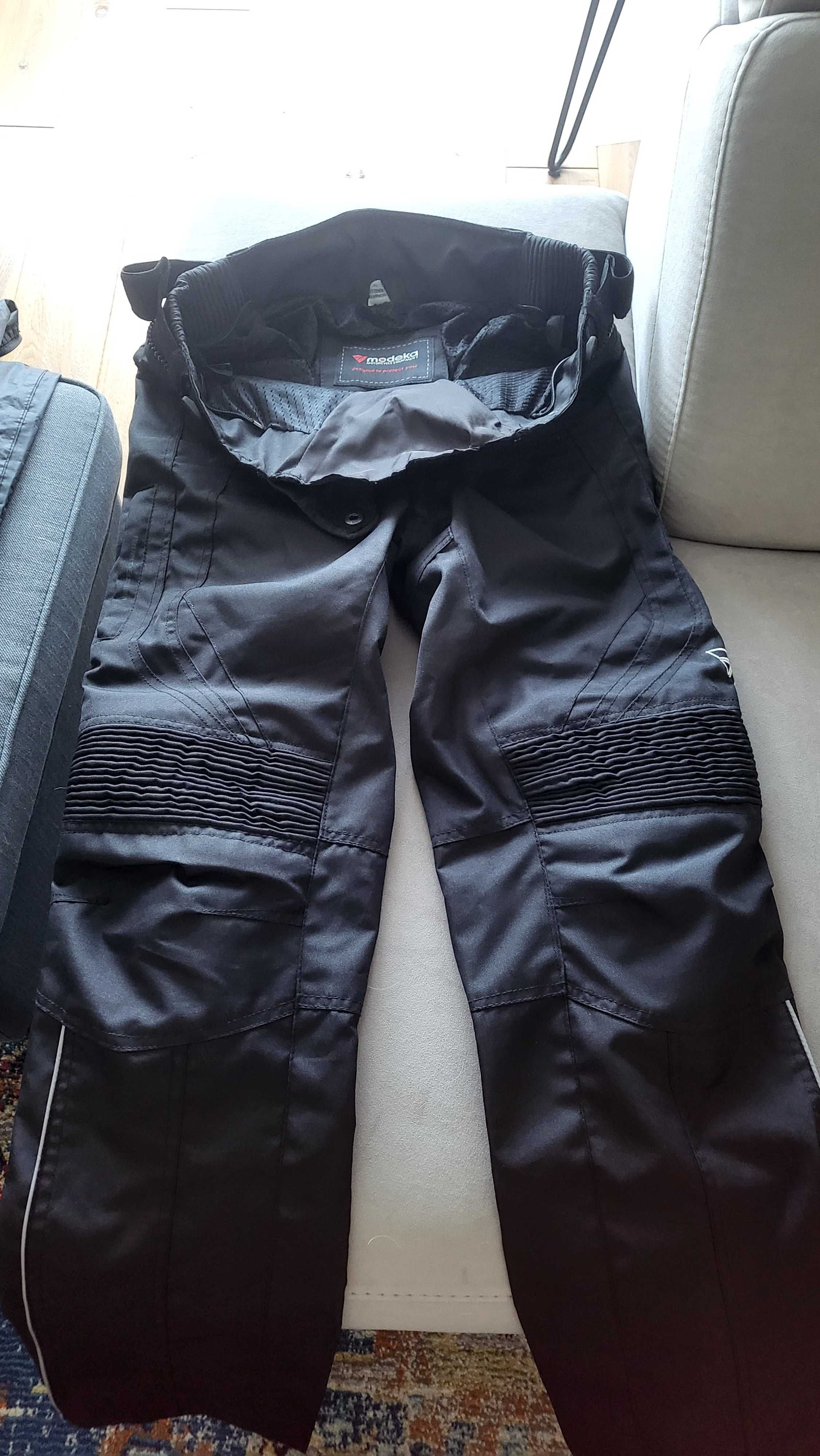 Zestaw motocyklowy damski Modeka, rozmiar 38, certyfikat EN 1621-1