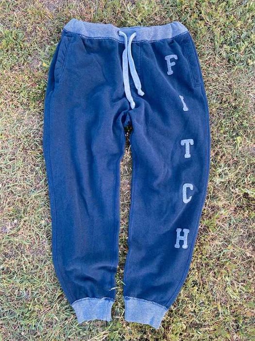 Spodnie damskie dresowe Abercrombie Fitch S M Avant Garde granatowy