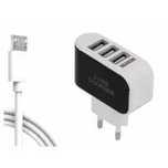 3 x ŁADOWARKA USB 3A Szybka Przenośna ŁADOWARKA Podróżna WTYCZKA