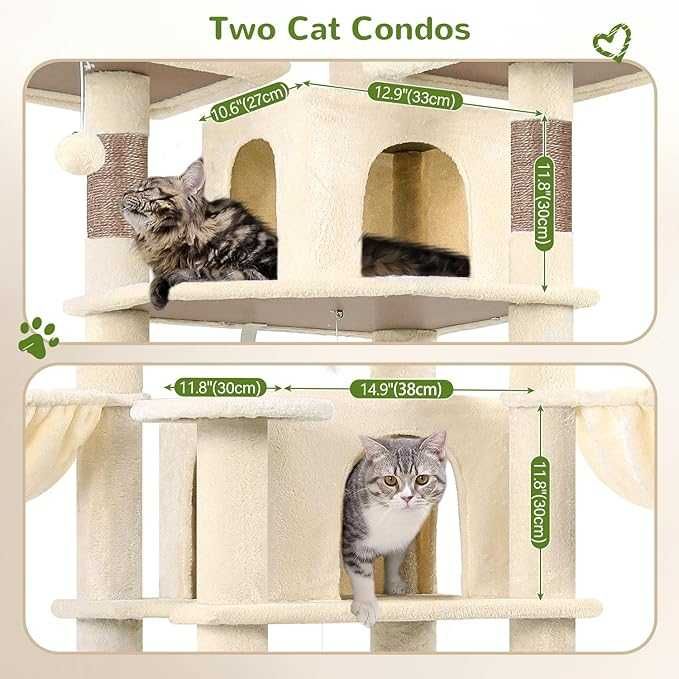 Drapak Dla Kota Globlazer F80, 204 cm Legowisko, Wysokie, Duże