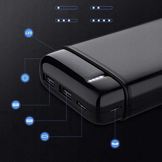 20000Mah Czarny PowerBank RN20