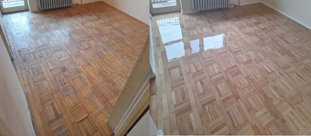 Cyklinowanie Renowacja schodów Listwy Winyle Montaż podłóg