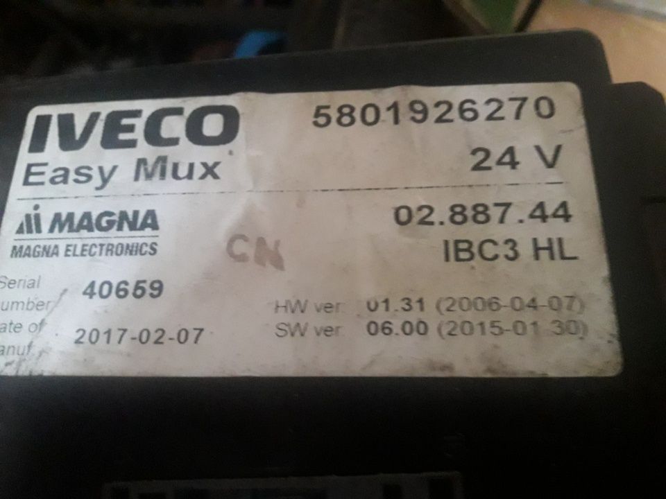Kaseta Met Easy Mux iveco  body komputer cursor 13 i 8 euro 5mo