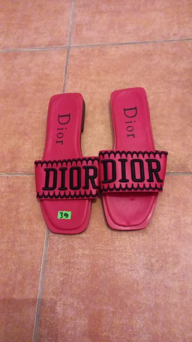 Klapki damskie dior