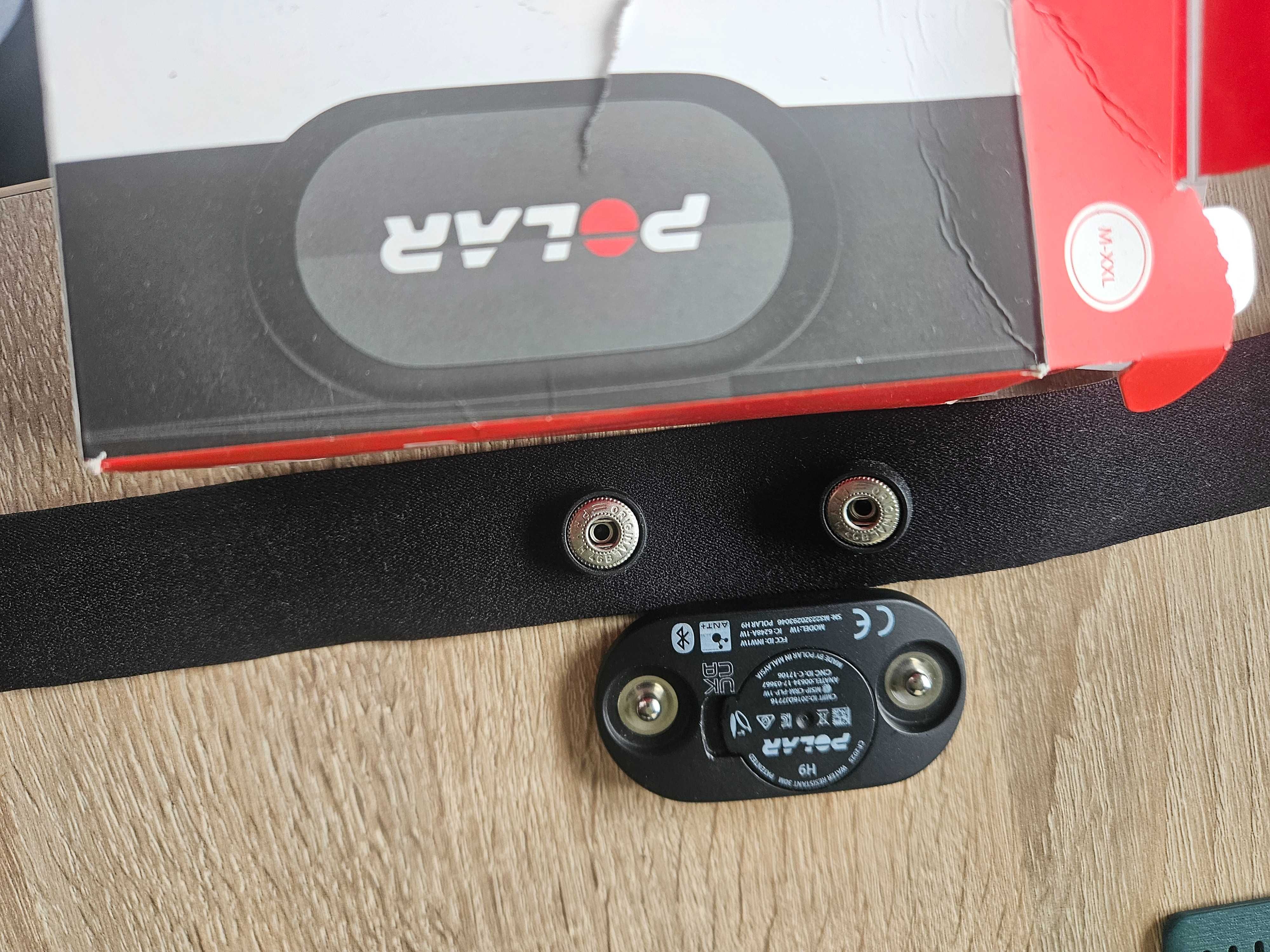 Sensor, czujnik tętna Polar H9 Unisex, czarny