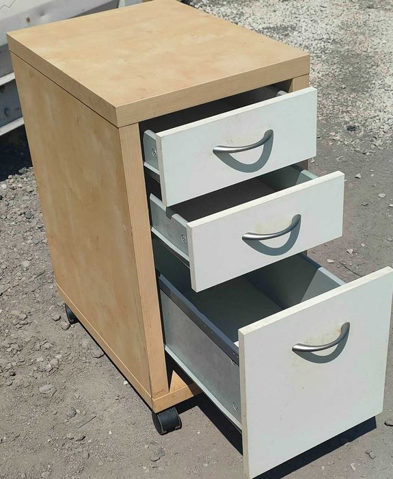 Koplar_ 60x42x55_Jasny Buk/ Biały_Tanio_Okazja