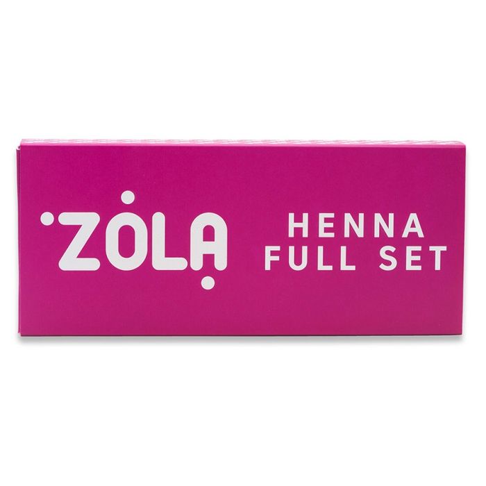 Набір хни Henna Full Set ZOLA, 10 шт по 2,5 г