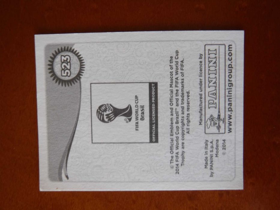 Cromo Cristiano Ronaldo FIFA Brasil 2014 Panini