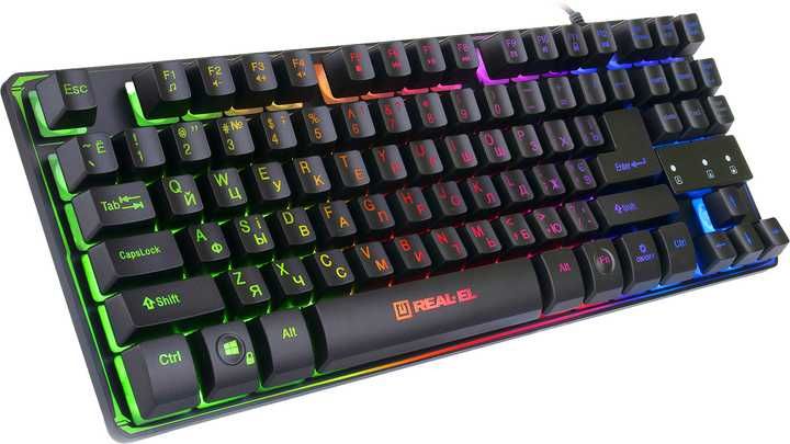 Качественная ИГРОВАЯ КЛАВИАТУРА Геймера RealEL Запорожье ИГРЫ НЕДОРОГО