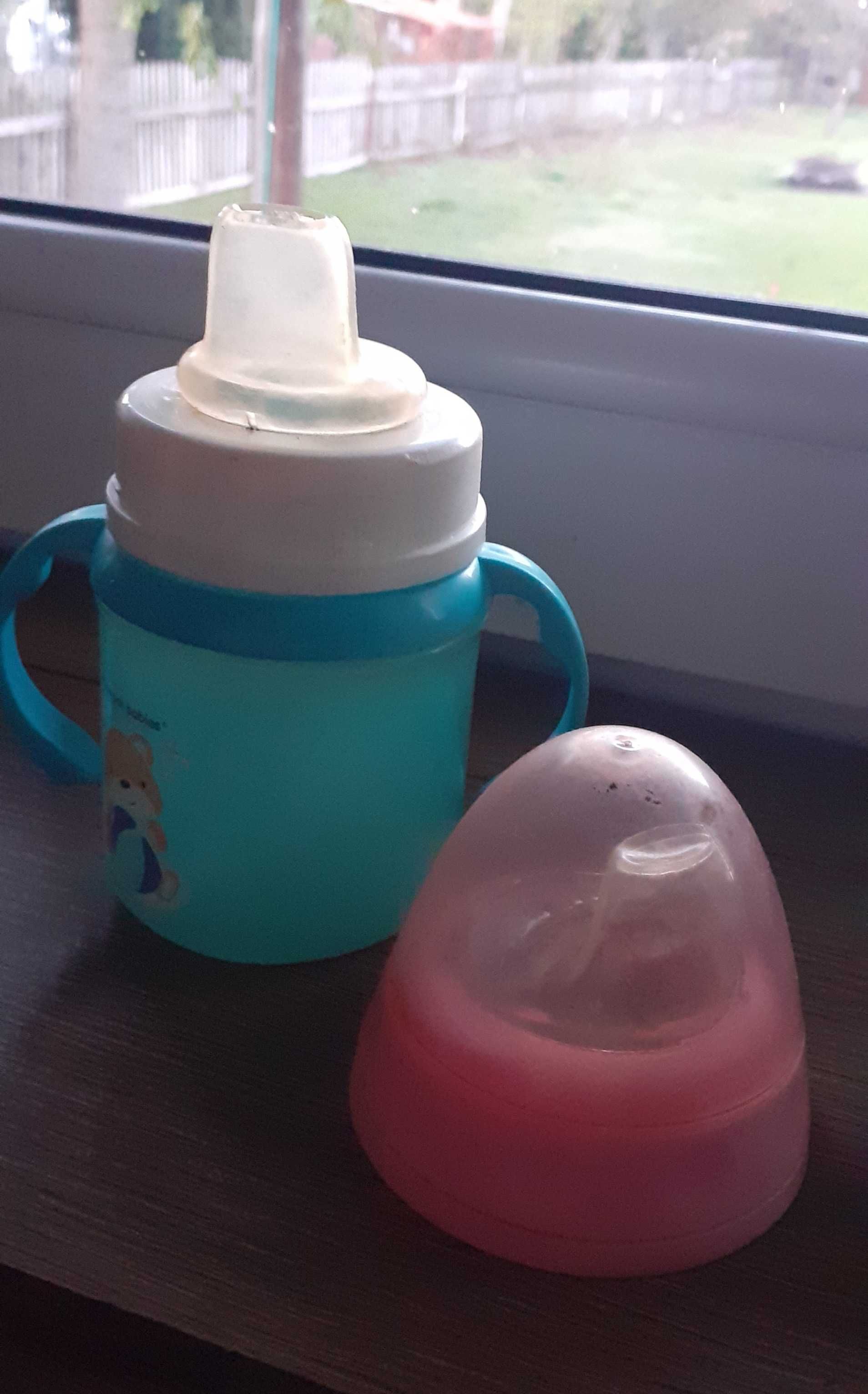 5x butelki i kubki niekapki