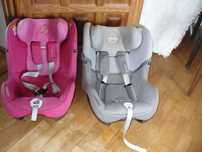 dwa foteliki Cybex Sirona M2 i size do baz  Cybex M