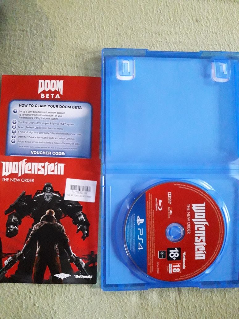 Sprzedam gre WOLFENSTEIN the new orden na ps4