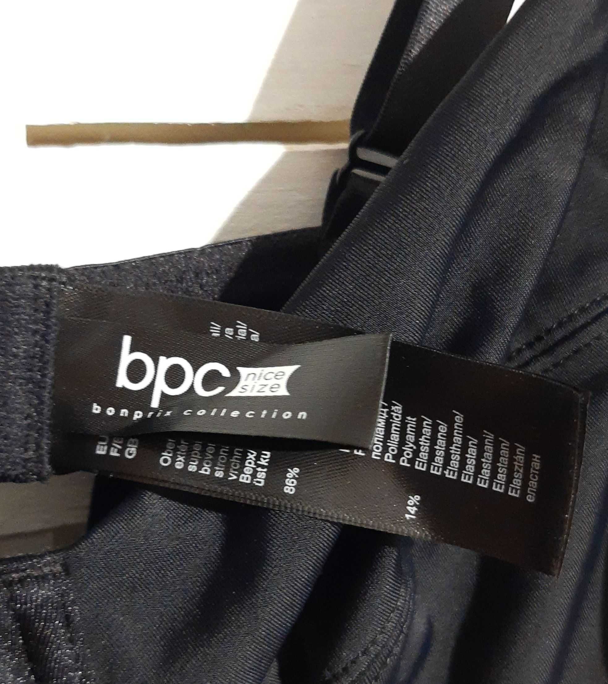 BonPrix czarne body modelujące, wyszczuplające, rozm. 36B, 80B