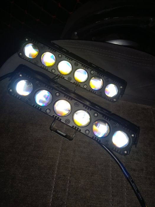 Линзованые лед противотуманки.