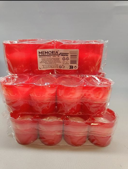 Znicze wkłady świece 10opakowan 40szt