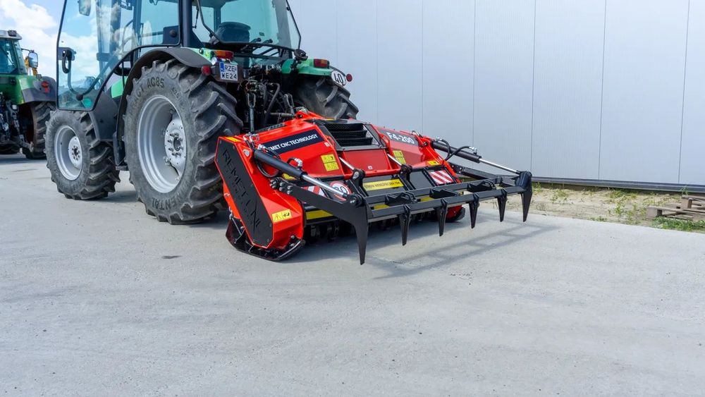 Mulczer leśny F4-200 == REMETCNC == frezarki do pni ==  POLSKA FIRMA