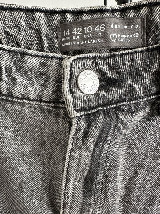 Сірі джинси PRIMARK MOM / Серые джинсы МОМ / Розмір L, 42