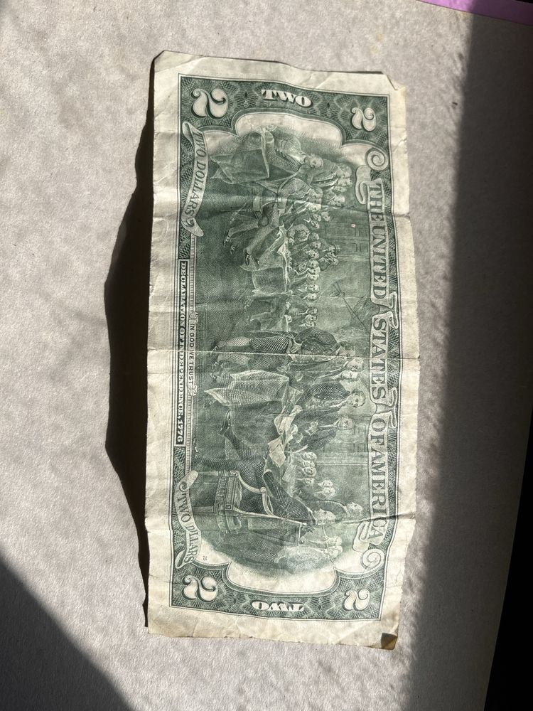 Nota Americana 2 Dólares 1976