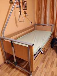 Łóżko medyczne rehabilitacyjne z podnośnikiem i materacem Linak