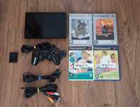 Konsola PlayStation 2 Slim PS2 SCPH-90004 Date Code 8C Zestaw + Gry
