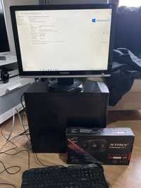 Zestaw komputerowy I5 Rx470 4gb 8gb ram Monitor samsung 22”