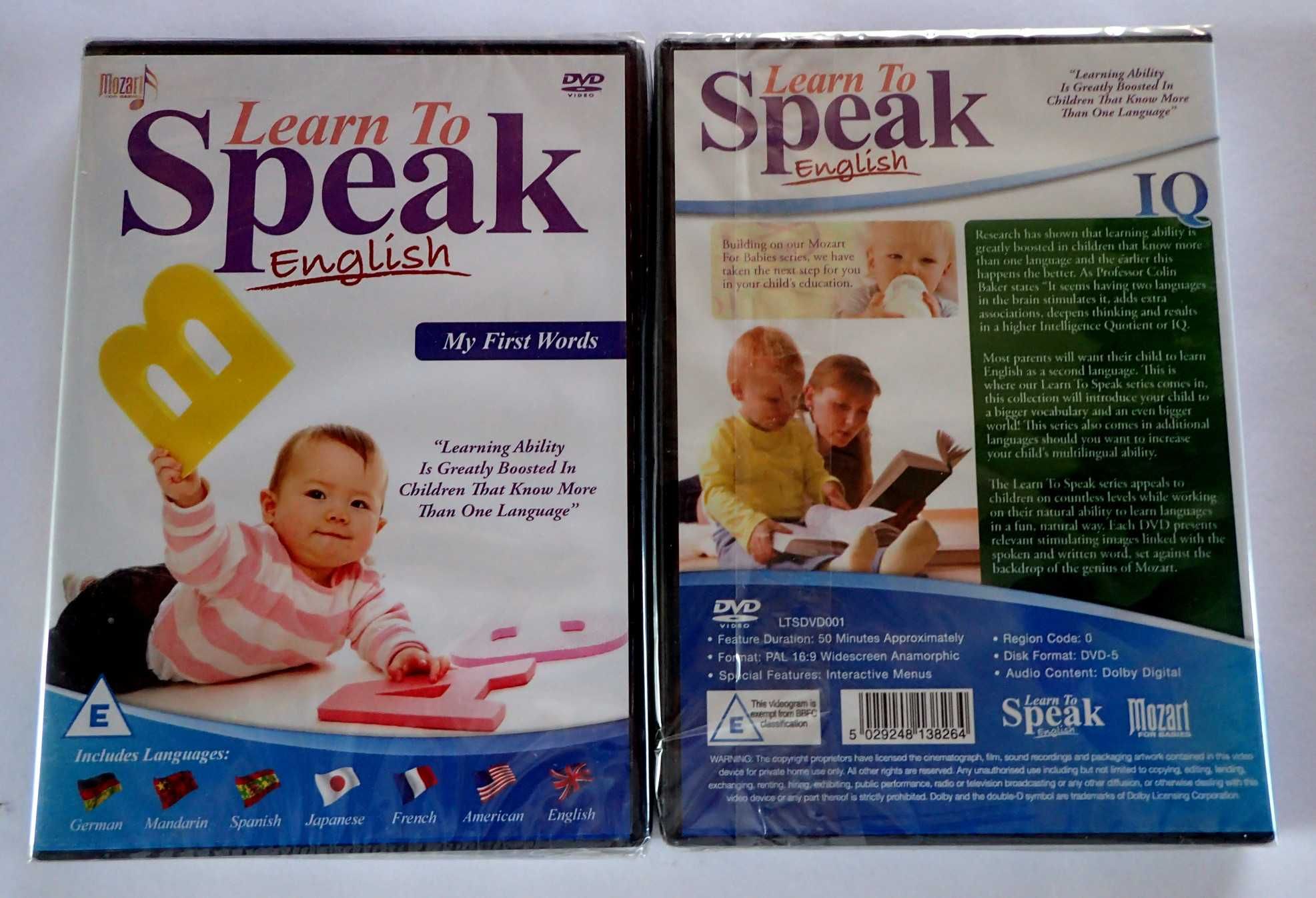 7 DVD Learn to speak angielski niemiecki hiszpański francuski japoński