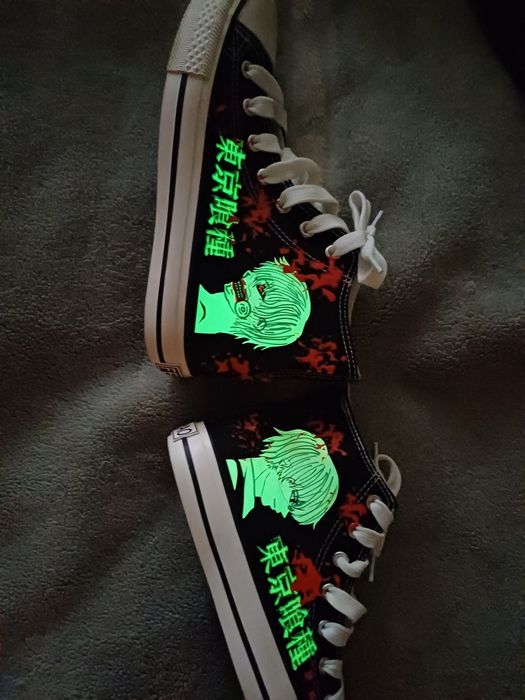 Кеди з принтом Токійський гуль