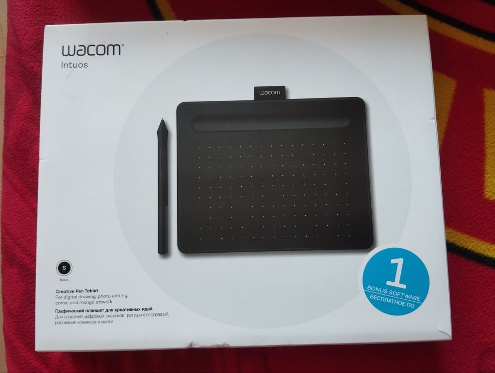 Tablet graficzny Wacom Intuos S - czarny