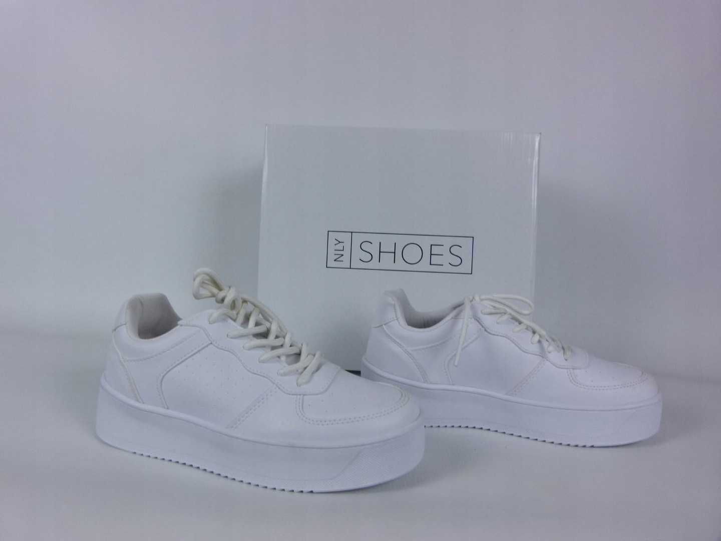 NLY Nelly Flirty white sneakers 39 - 25 cm