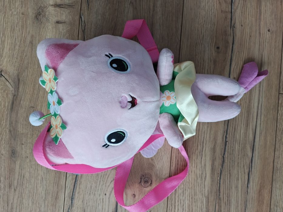 Plecak pluszowy maskotka Koci Gabi domek