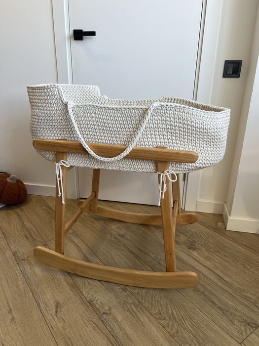 Люлька плетена вʼязана заколисуюча переноска