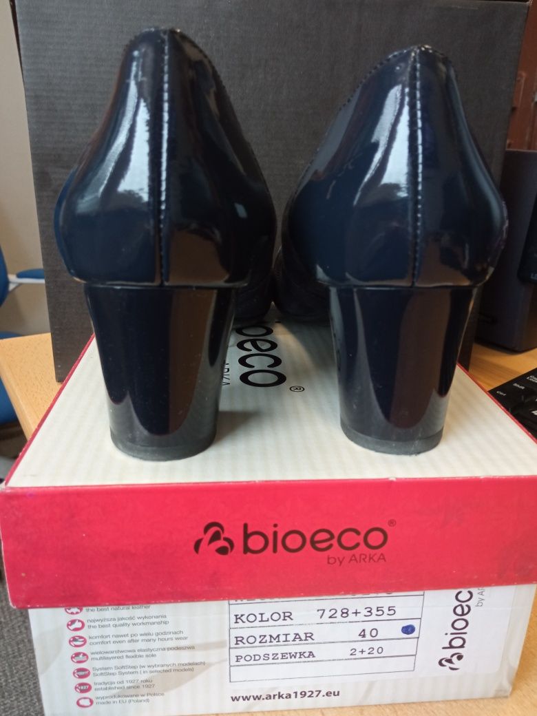 Buty skórzane bioeco ARKA r 40