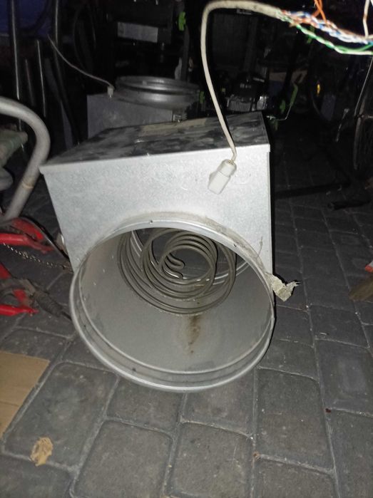 elektryczne okrągłe nagrzewnice kanałowe