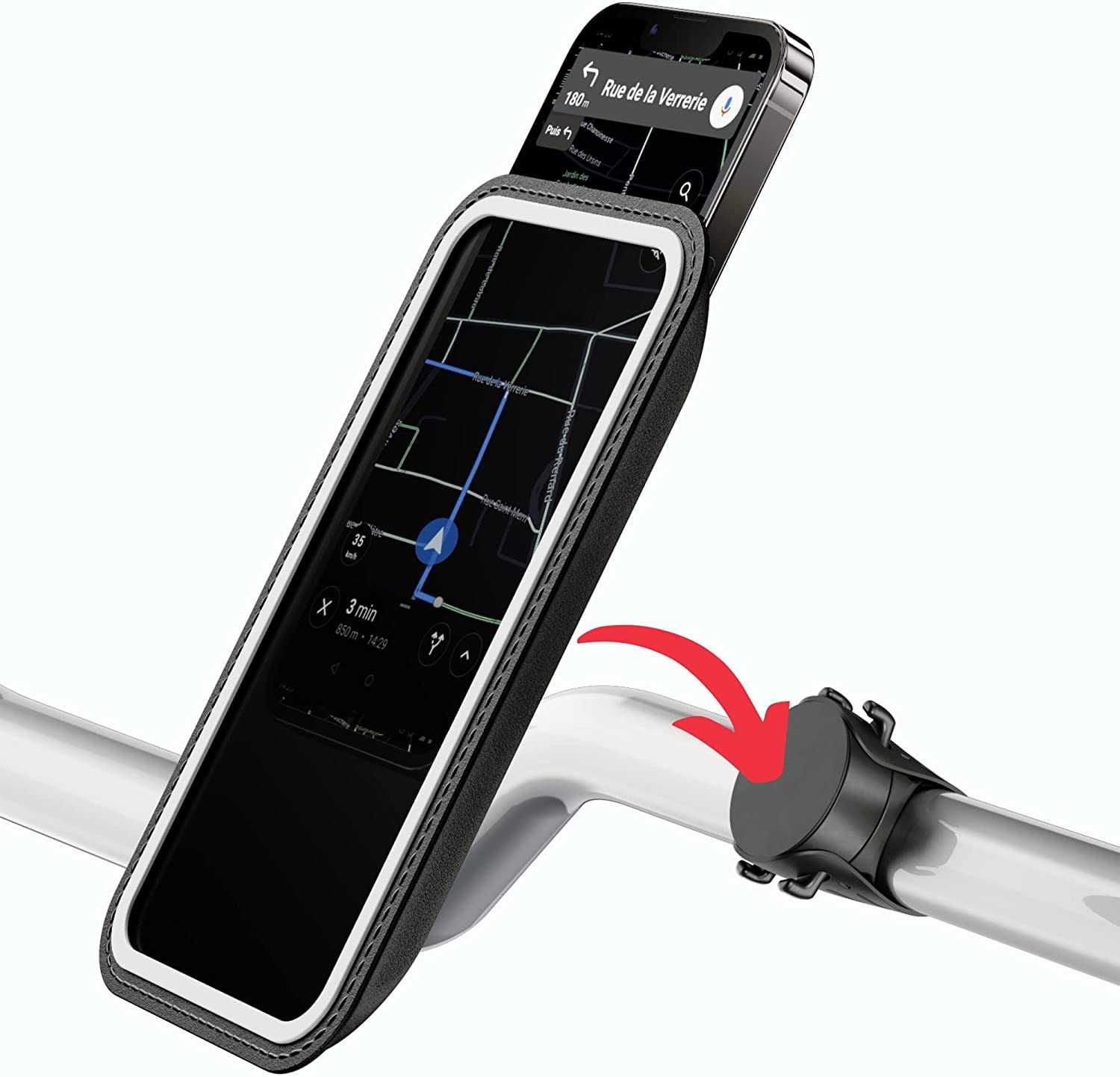 Shapeheart M Magnetyczny uchwyt rowerowy Samsung iPhone mocny magnes