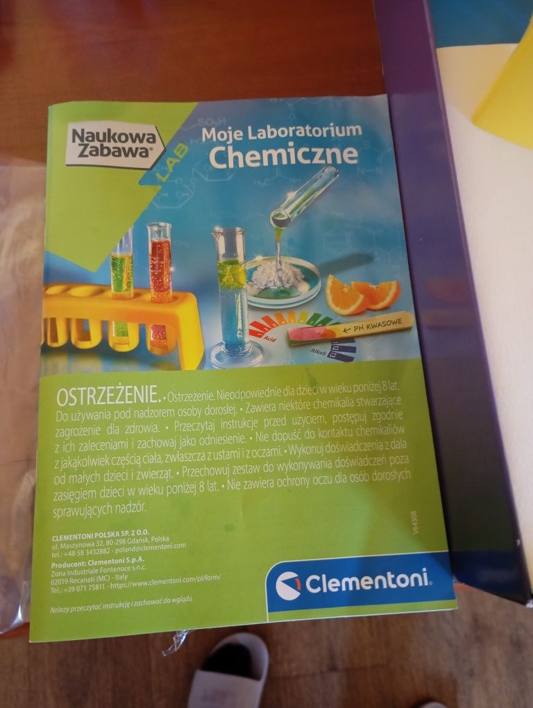 Laboratorium chemiczne Clementoni